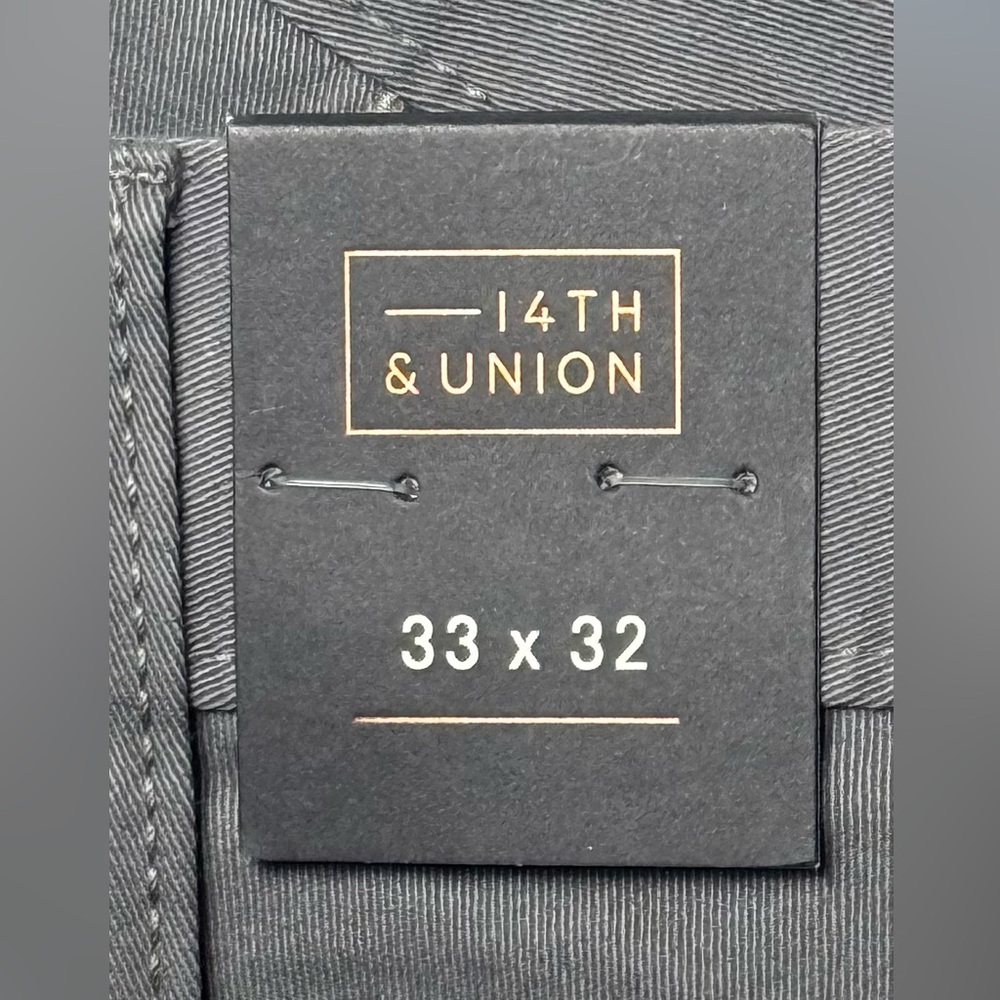 14th & Union 33x32 Slim Fit Grey Chinos